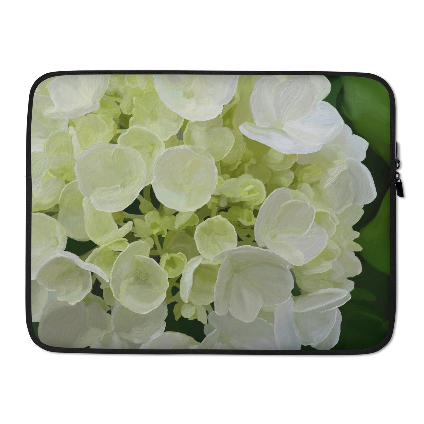 Jose’s White Hydrangea Laptop Sleeve