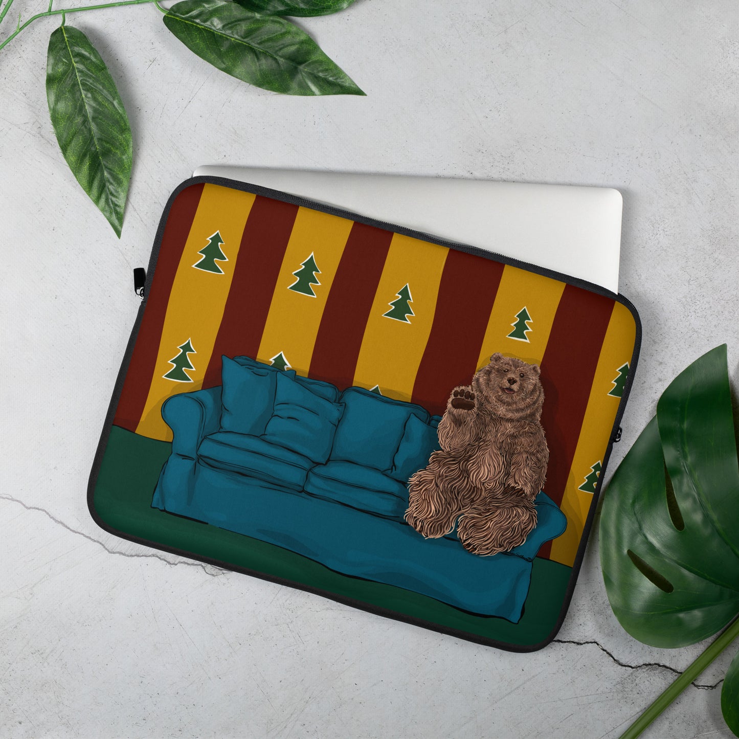 Mountain Bear Laptop Sleeve