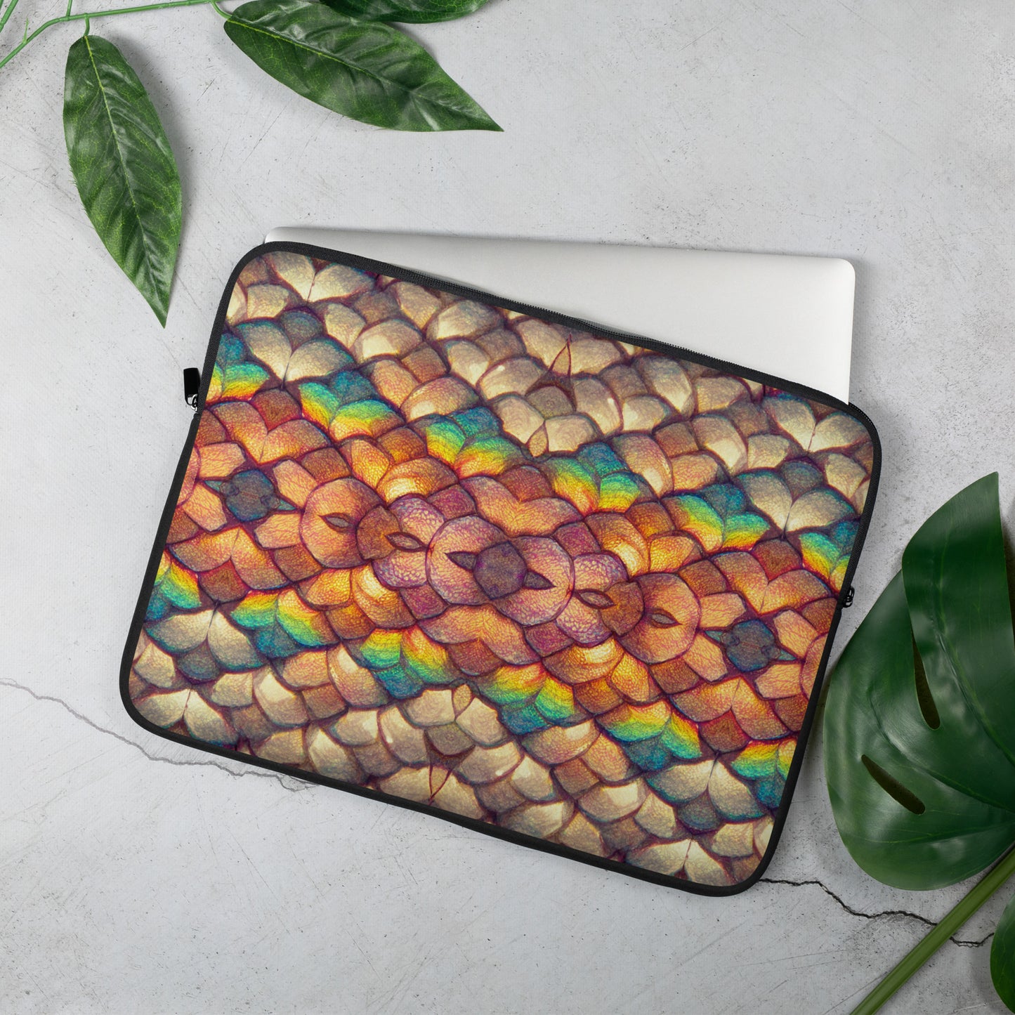 Cloeyra, the Radiant Aether Dragon Laptop Sleeve