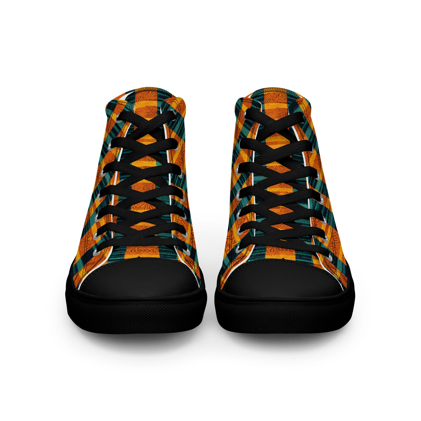 Sunset & Surf Men’s high top canvas shoes