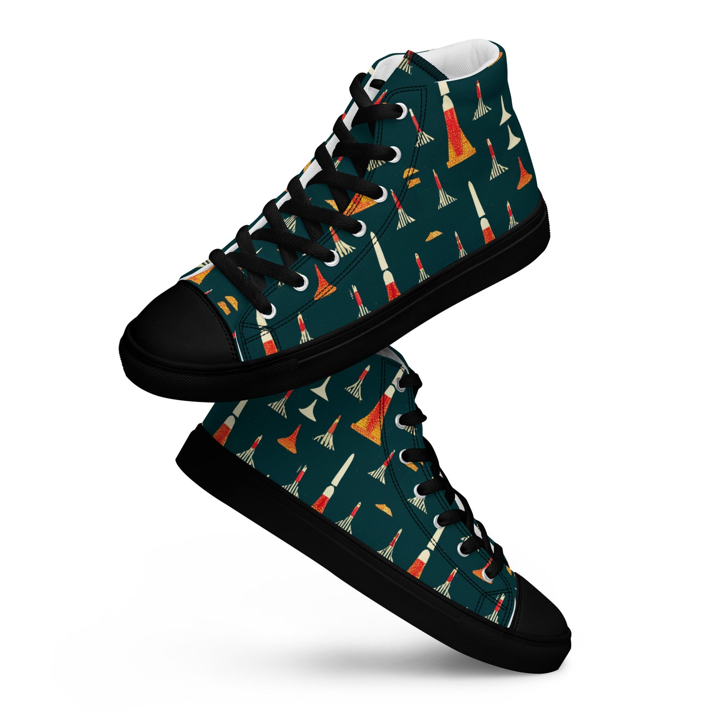 Ode to a Story Men’s high top canvas shoes