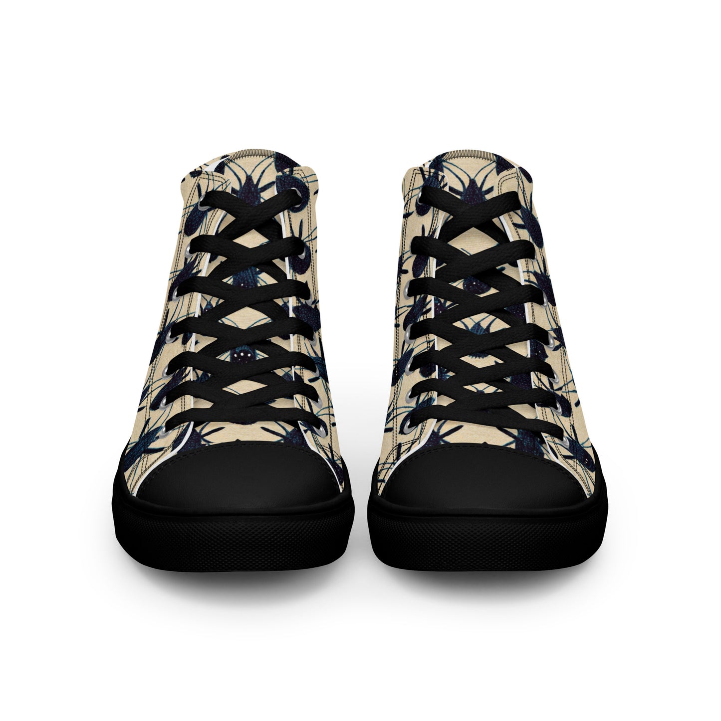 Spider Weave Men’s high top canvas shoes