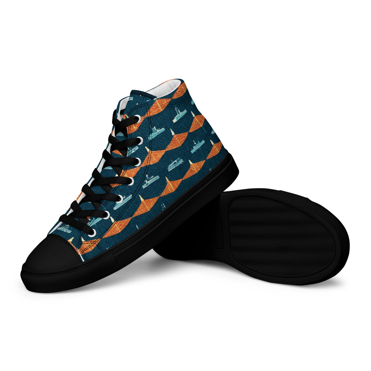 Mariners Melody Men’s high top canvas shoes