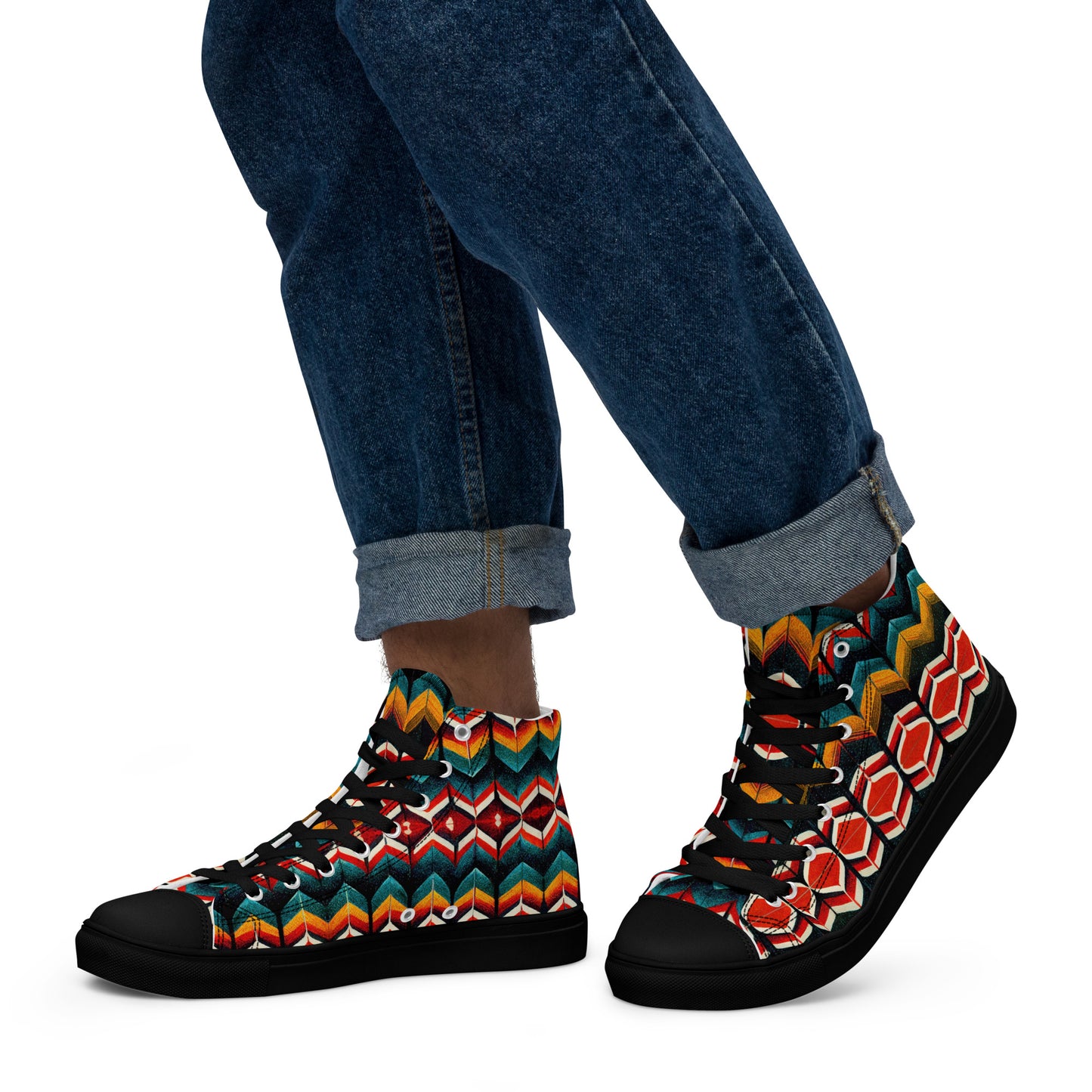 Jimmy’s Sweater Men’s high top canvas shoes