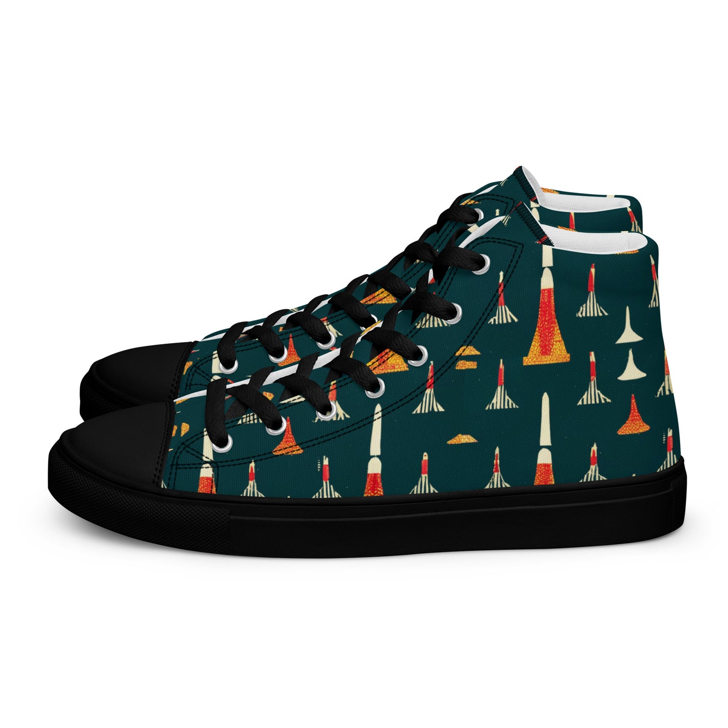 Ode to a Story Men’s high top canvas shoes