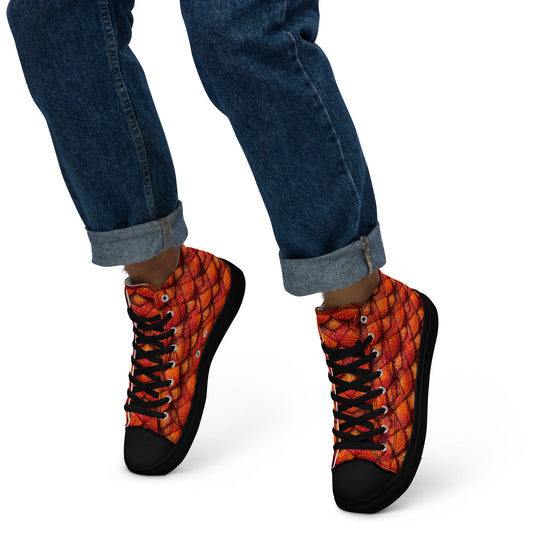 Kurtalor, the Infernal Sentinel of Joy and Peace Men’s high top canvas shoes