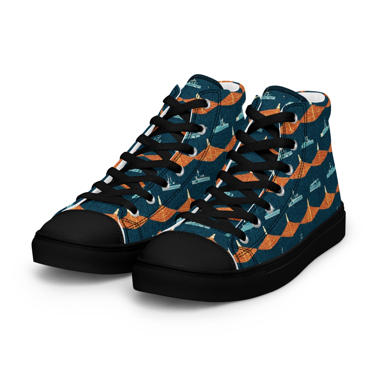 Mariners Melody Men’s high top canvas shoes