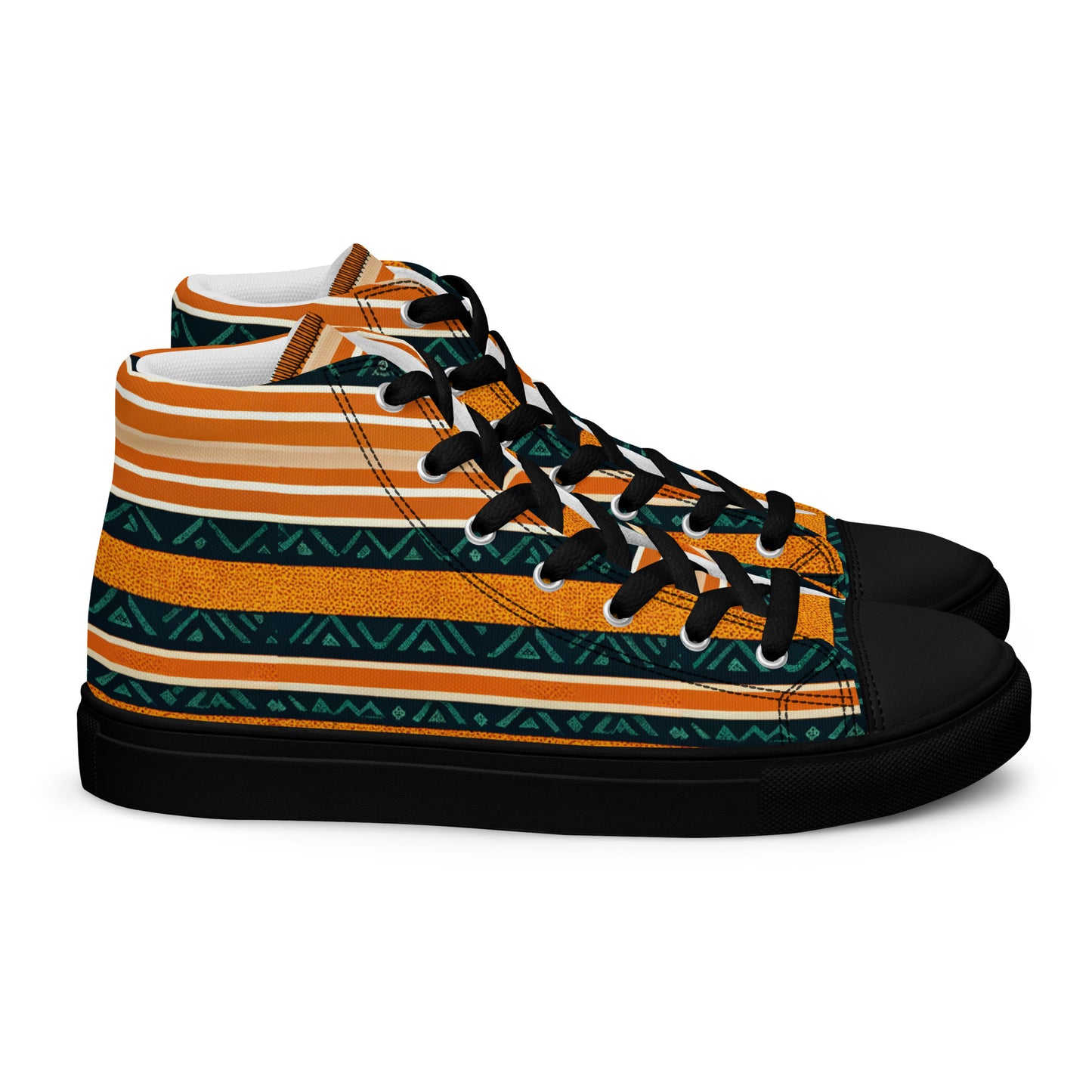 Serengeti Symphony Men’s high top canvas shoes