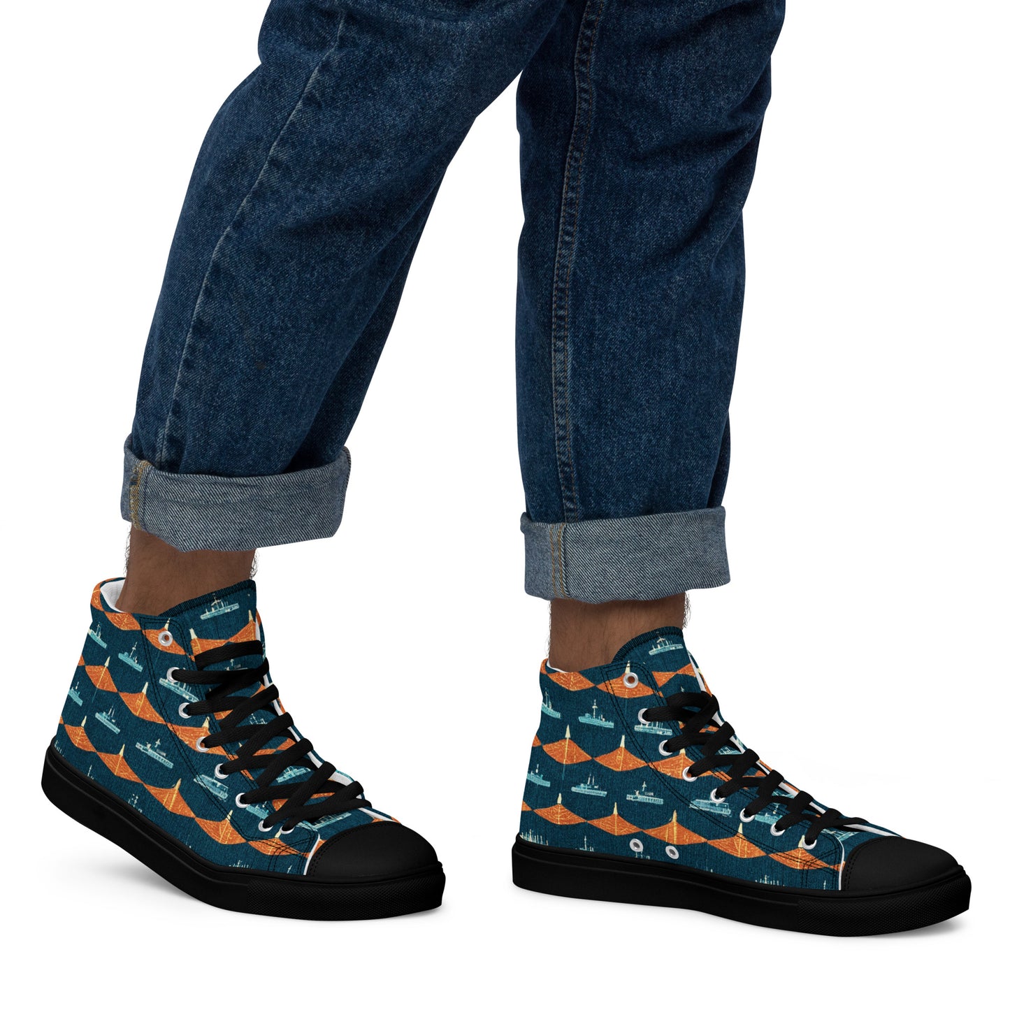 Mariners Melody Men’s high top canvas shoes