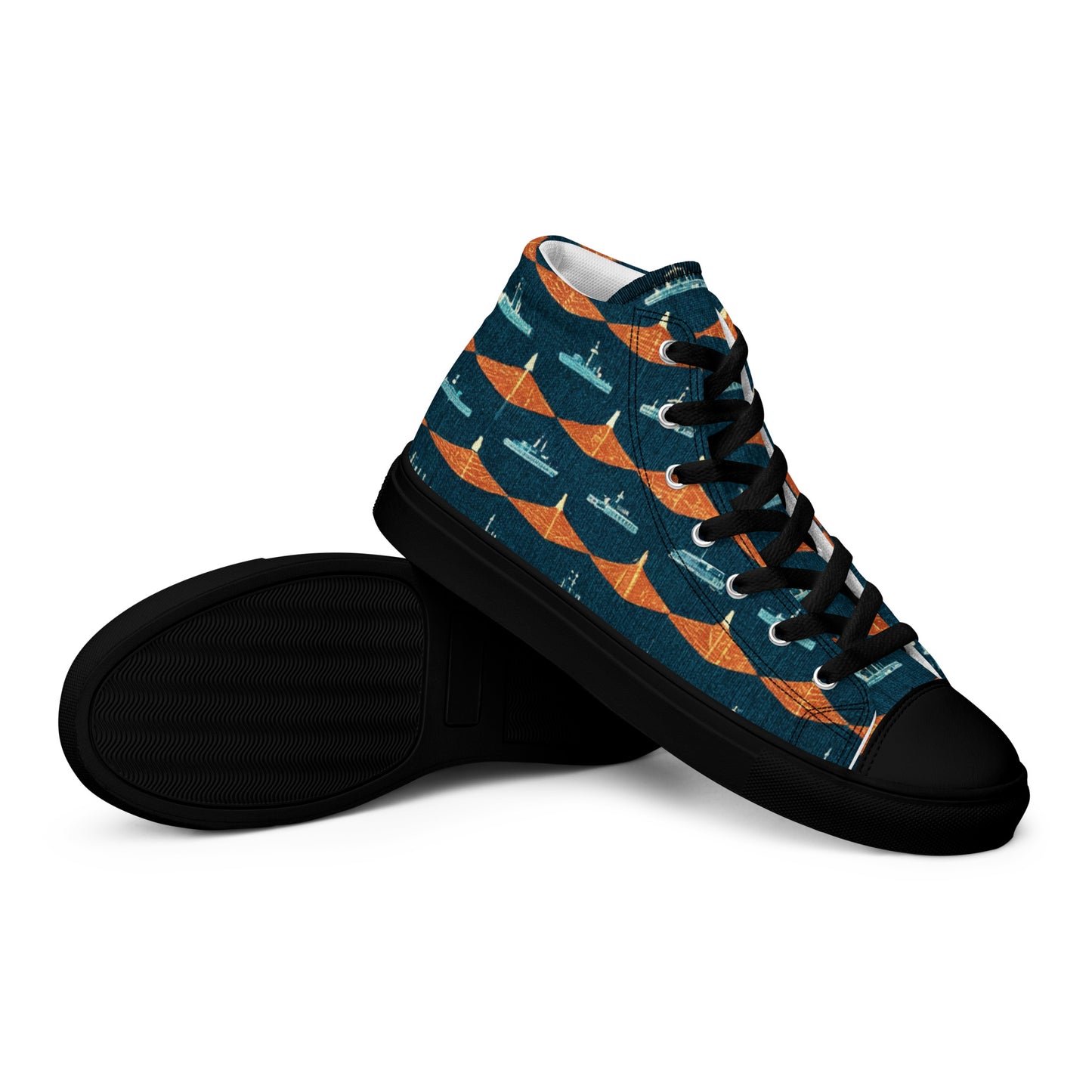 Mariners Melody Men’s high top canvas shoes