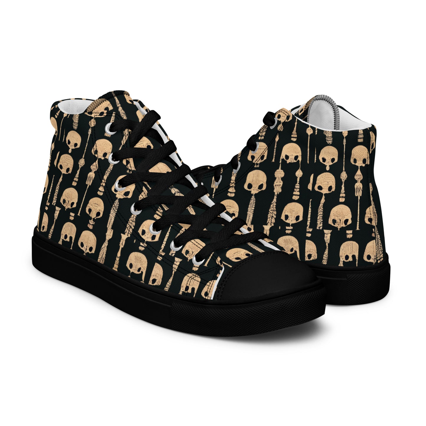 Boney Abstractions Men’s high top canvas shoes