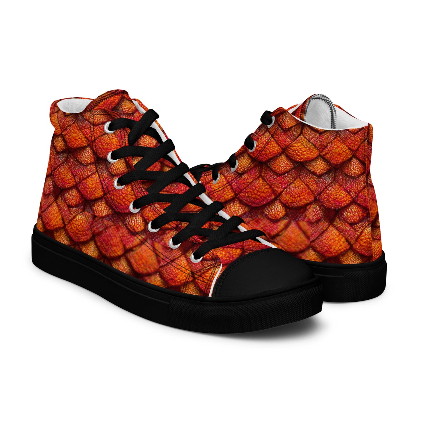 Kurtalor, the Infernal Sentinel of Joy and Peace Men’s high top canvas shoes