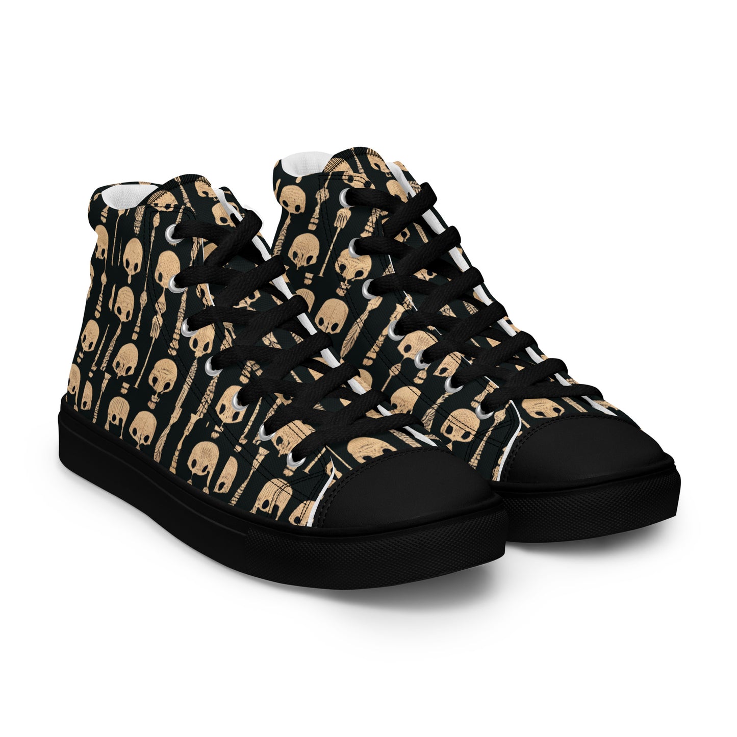 Boney Abstractions Men’s high top canvas shoes