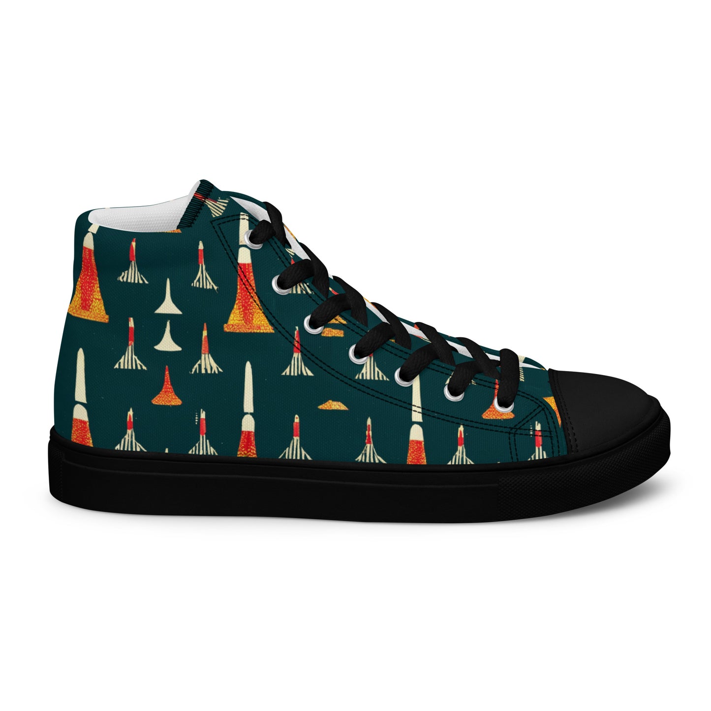 Ode to a Story Men’s high top canvas shoes