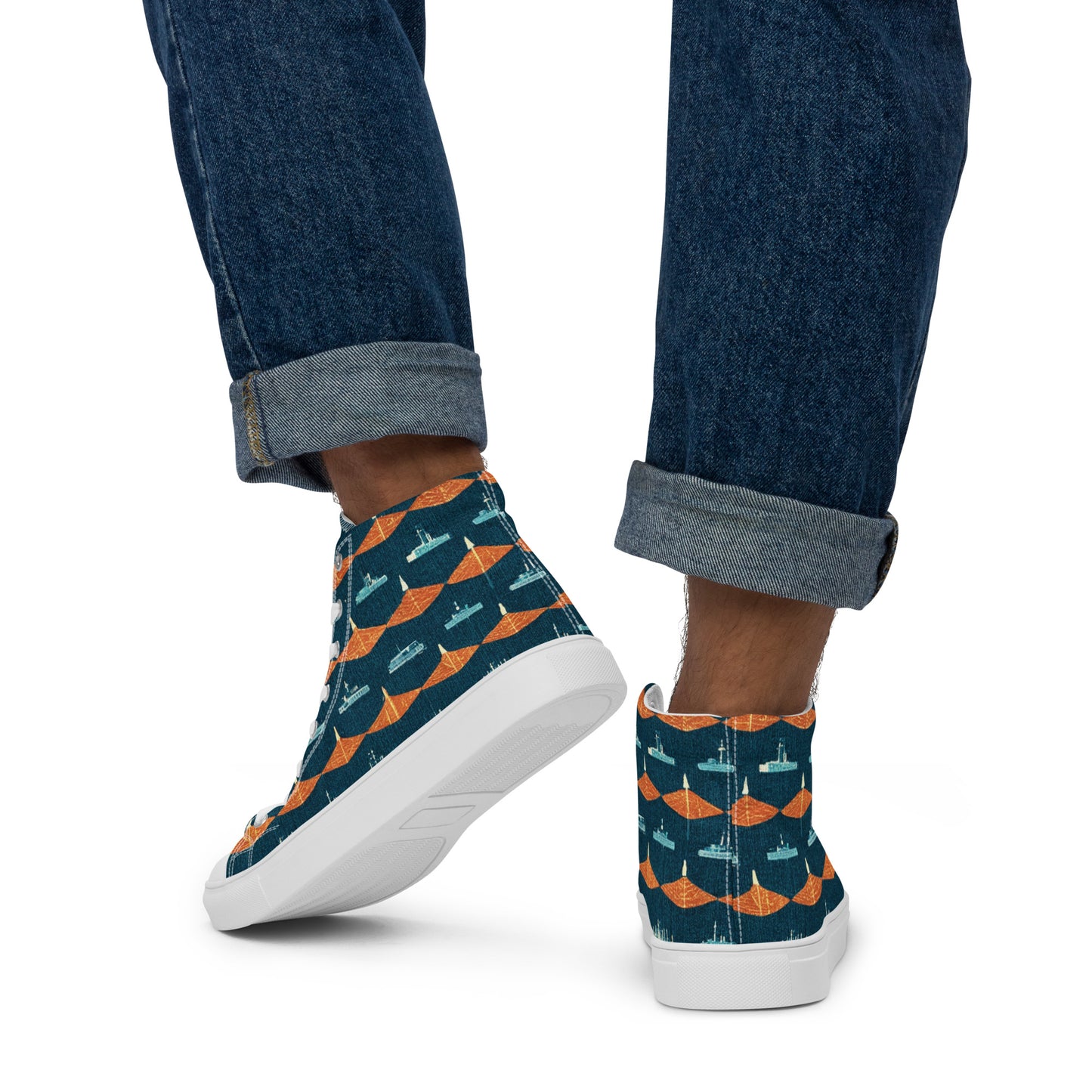 Mariners Melody Men’s high top canvas shoes