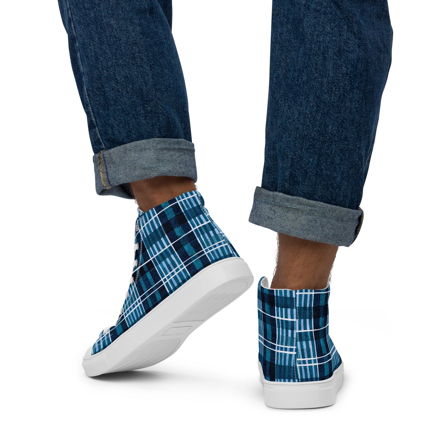 Clan Connection Men’s high top canvas shoes