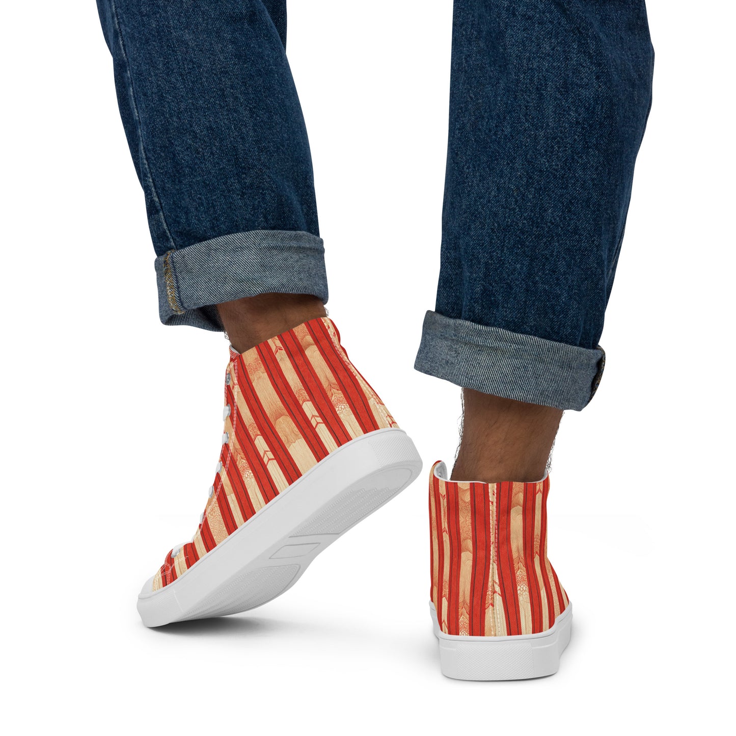 Scarlet Ribbon Men’s high top canvas shoes