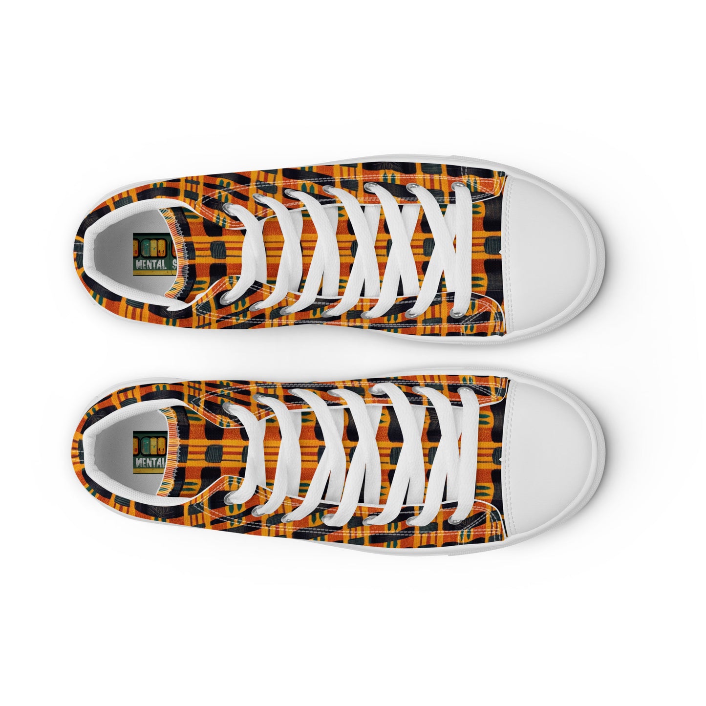 Lusaka Loomed Landscape Men’s high top canvas shoes