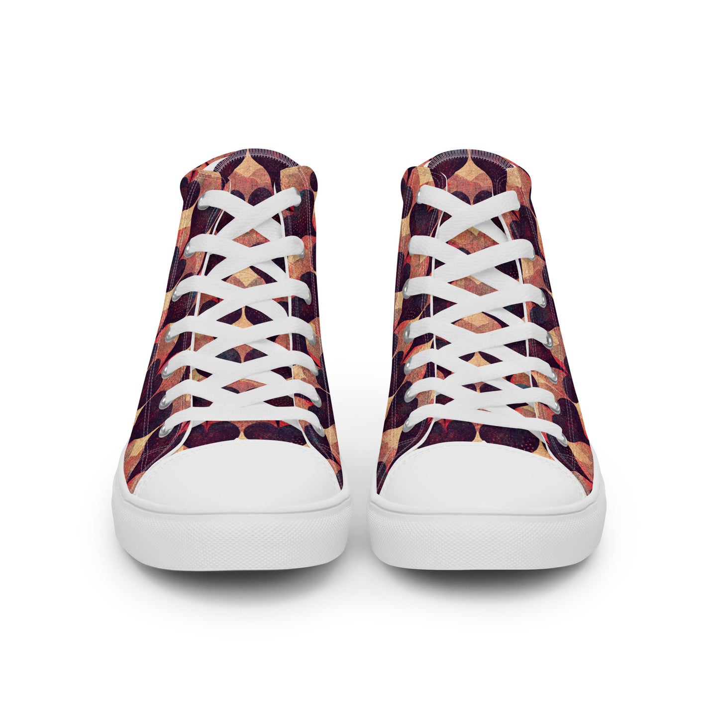 Loves Tapestry Men’s high top canvas shoes