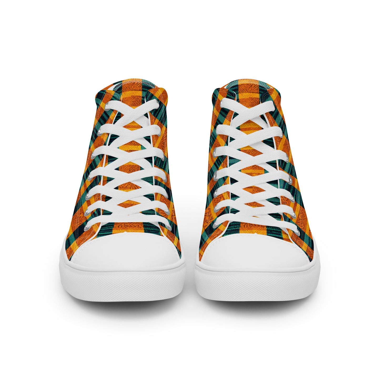 Sunset & Surf Men’s high top canvas shoes