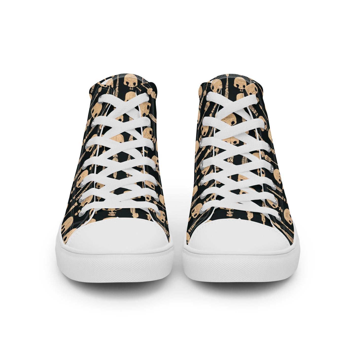 Boney Abstractions Men’s high top canvas shoes