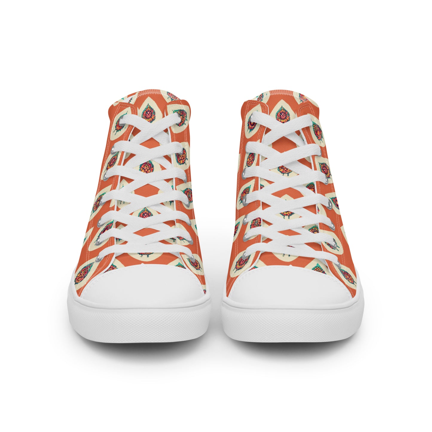 Mango Tango Men’s high top canvas shoes