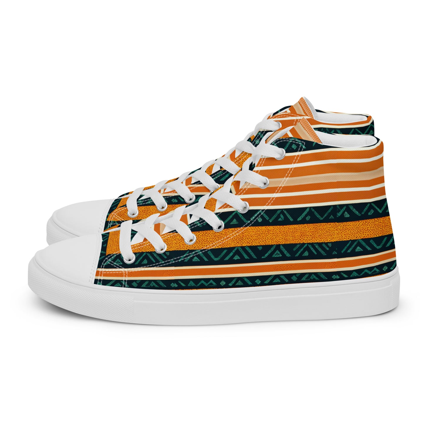 Serengeti Symphony Men’s high top canvas shoes