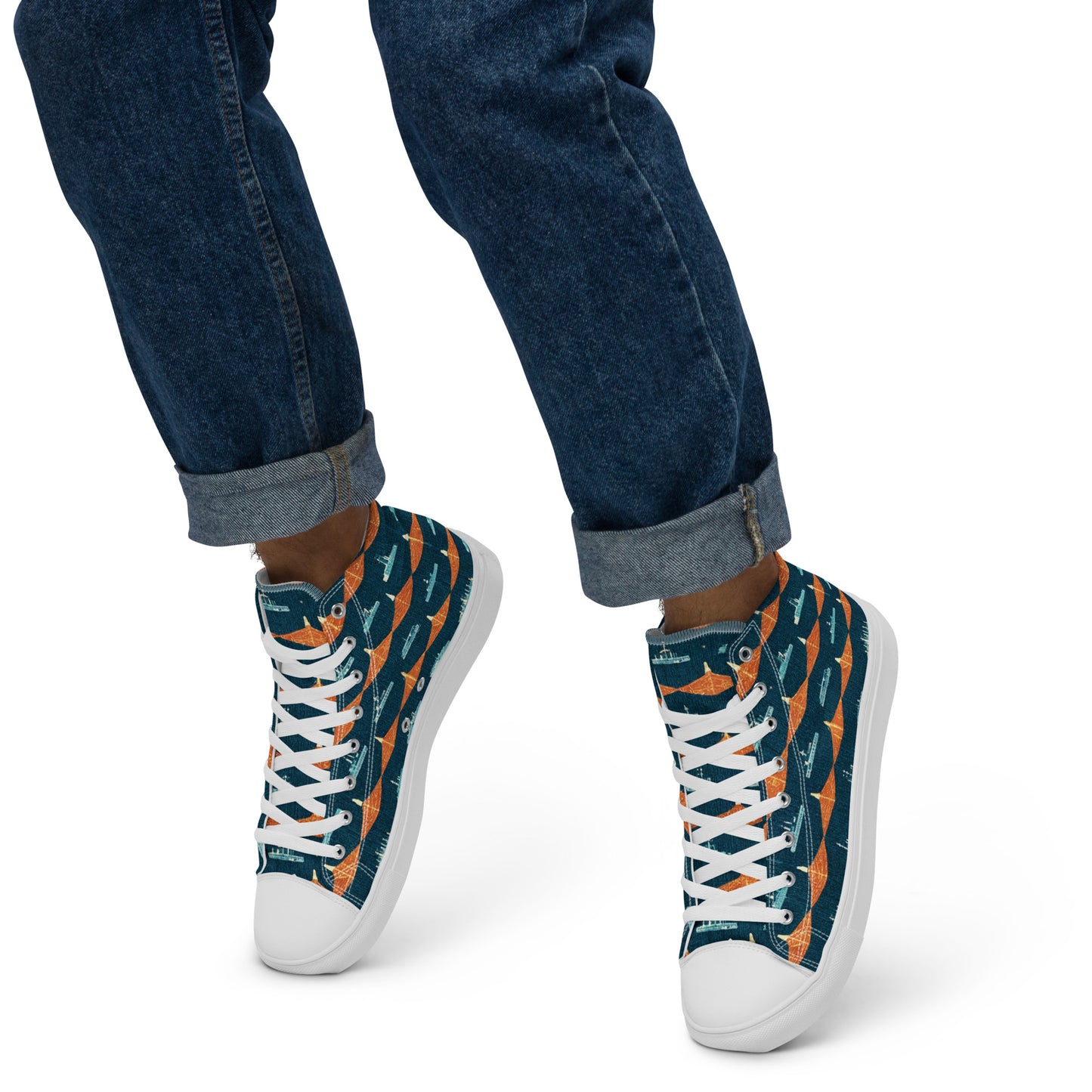 Mariners Melody Men’s high top canvas shoes