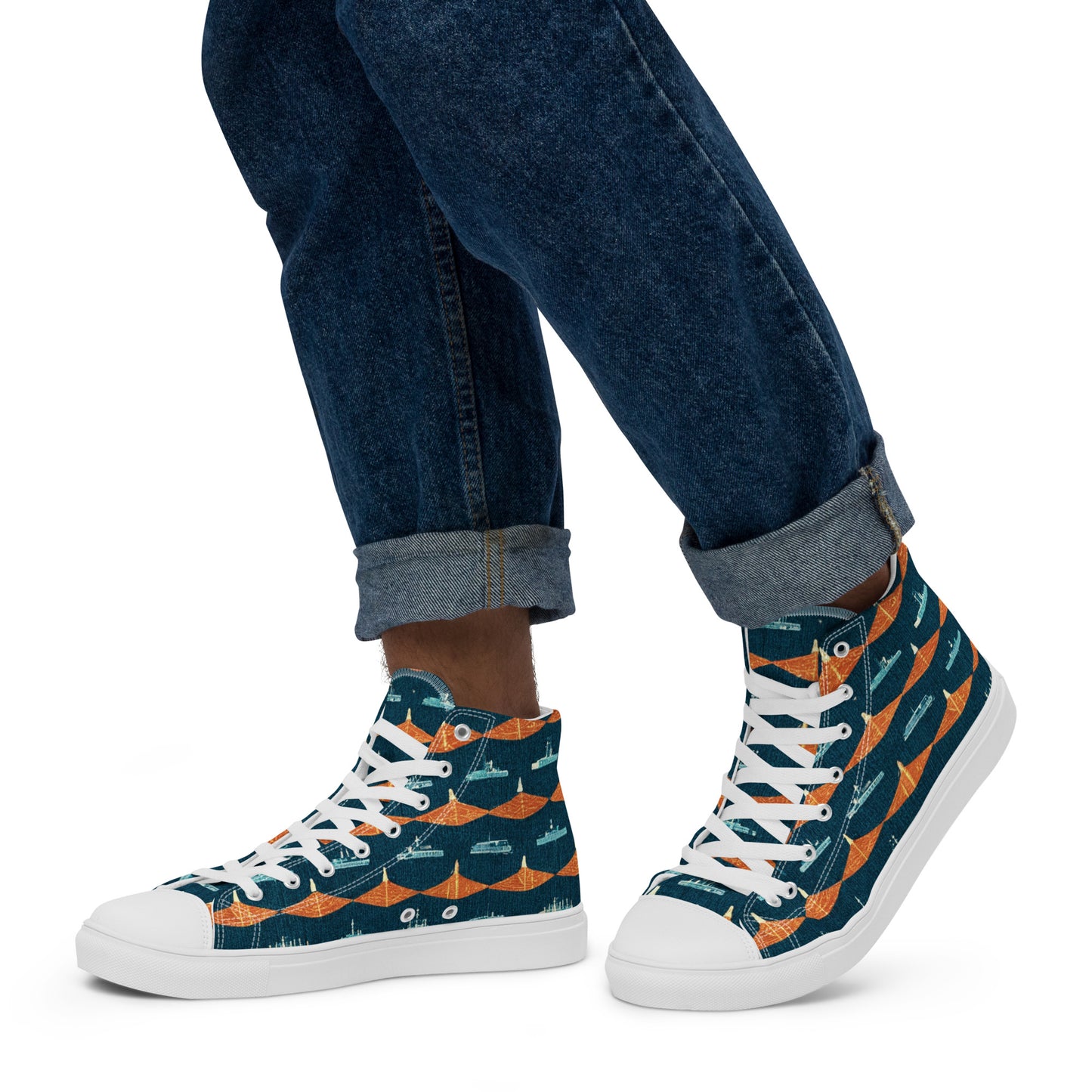 Mariners Melody Men’s high top canvas shoes