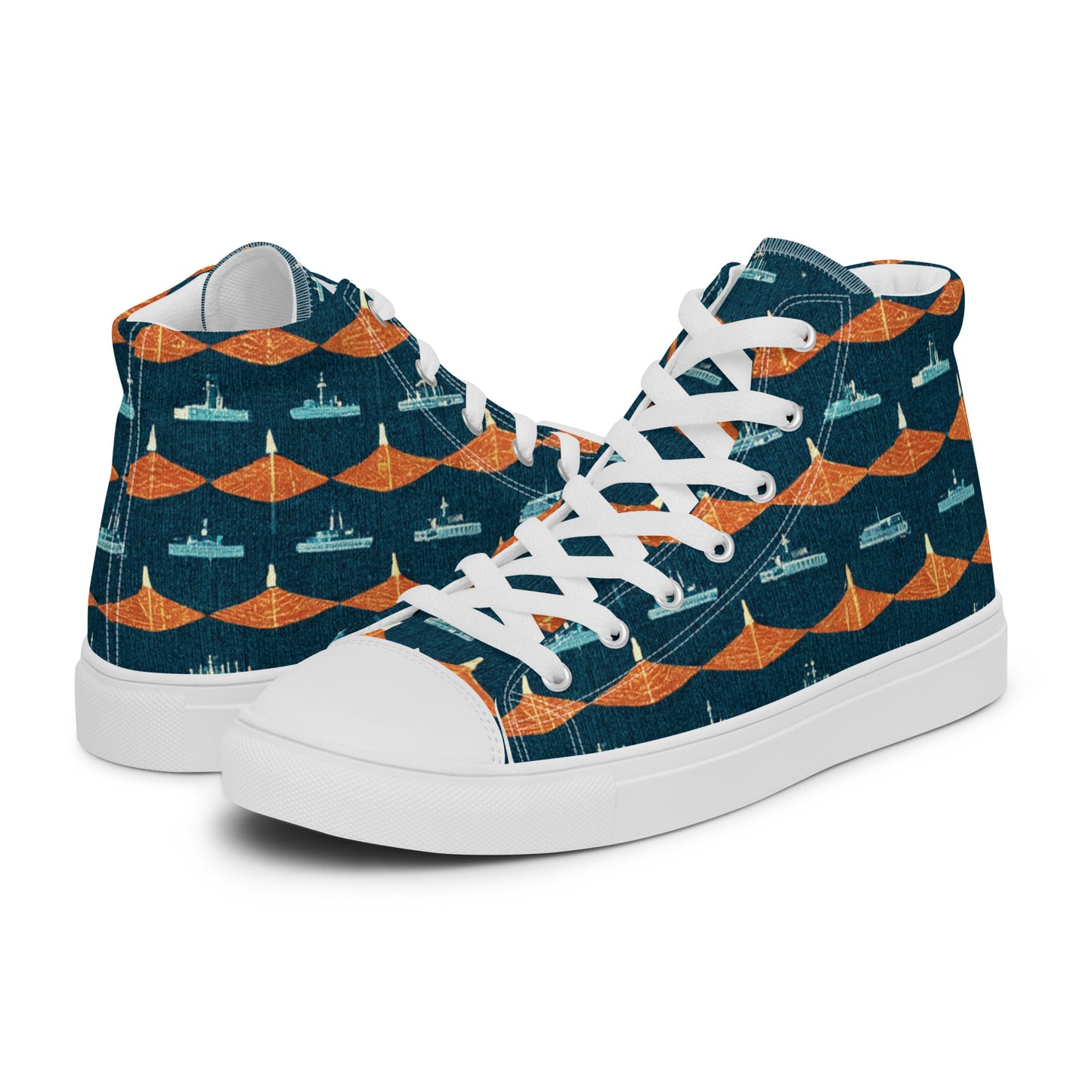 Mariners Melody Men’s high top canvas shoes