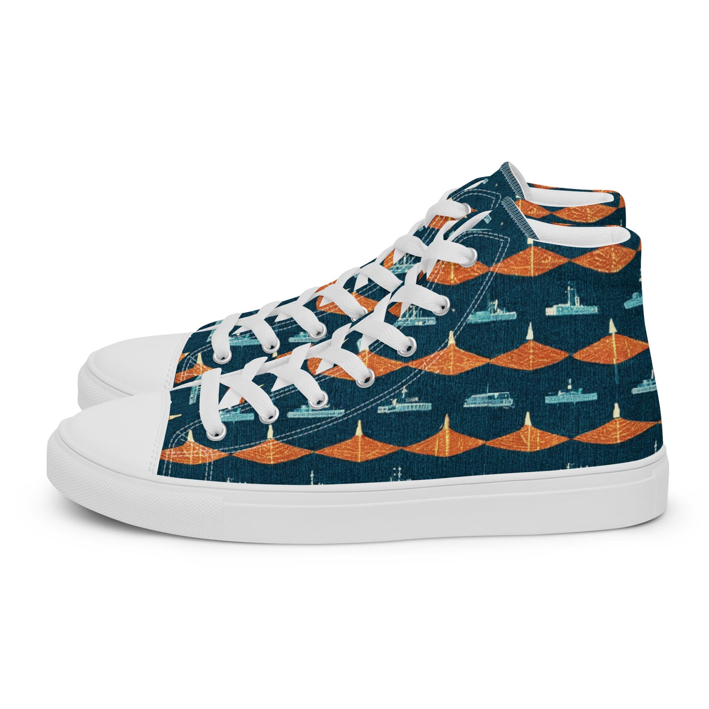 Mariners Melody Men’s high top canvas shoes