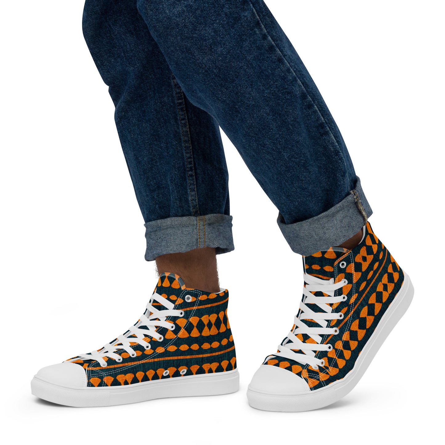 Safari Symphony Men’s high top canvas shoes