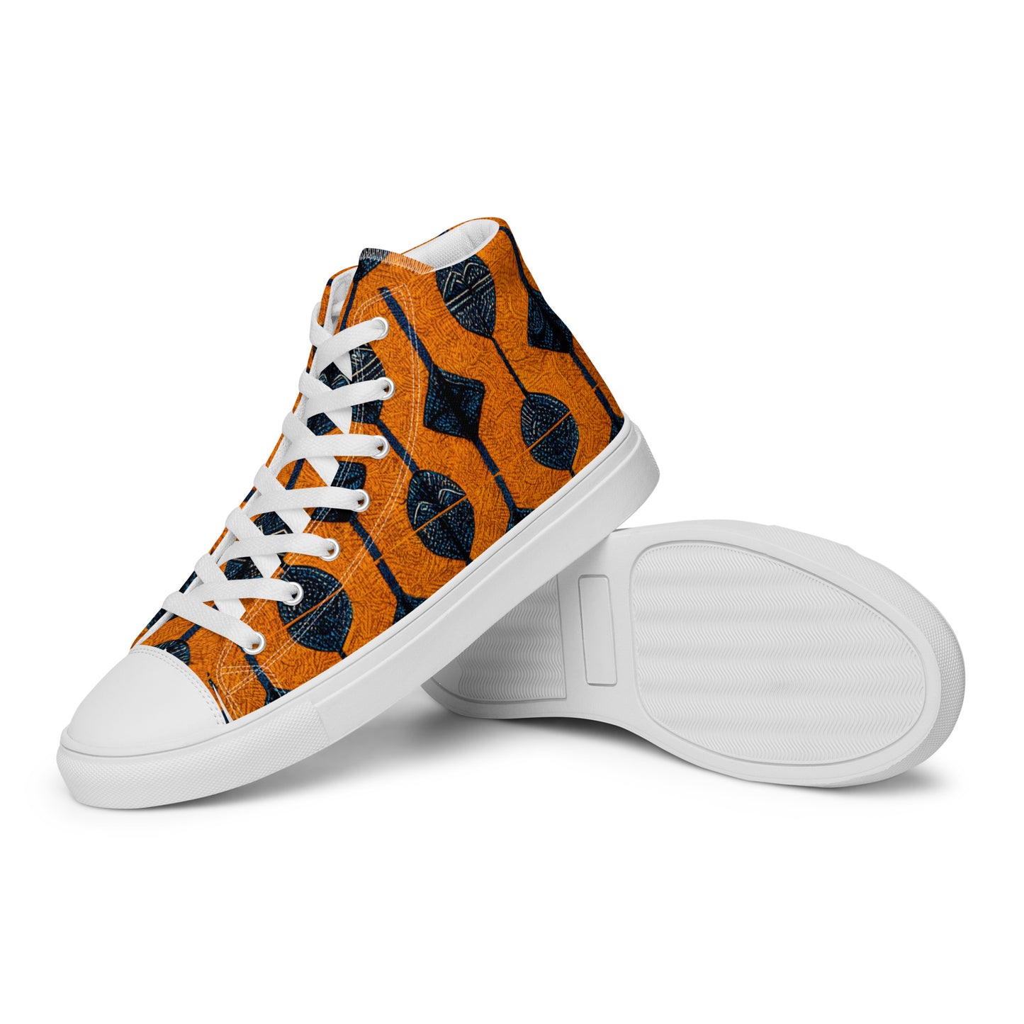 Mask Hues Harmony Men’s high top canvas shoes