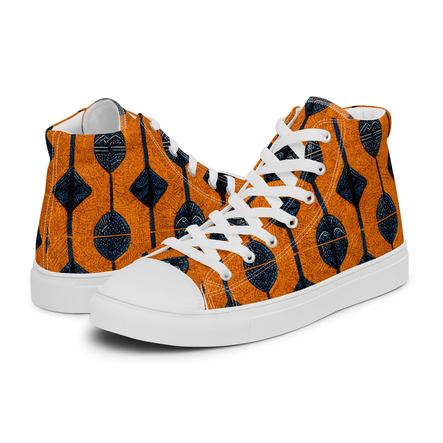 Mask Hues Harmony Men’s high top canvas shoes