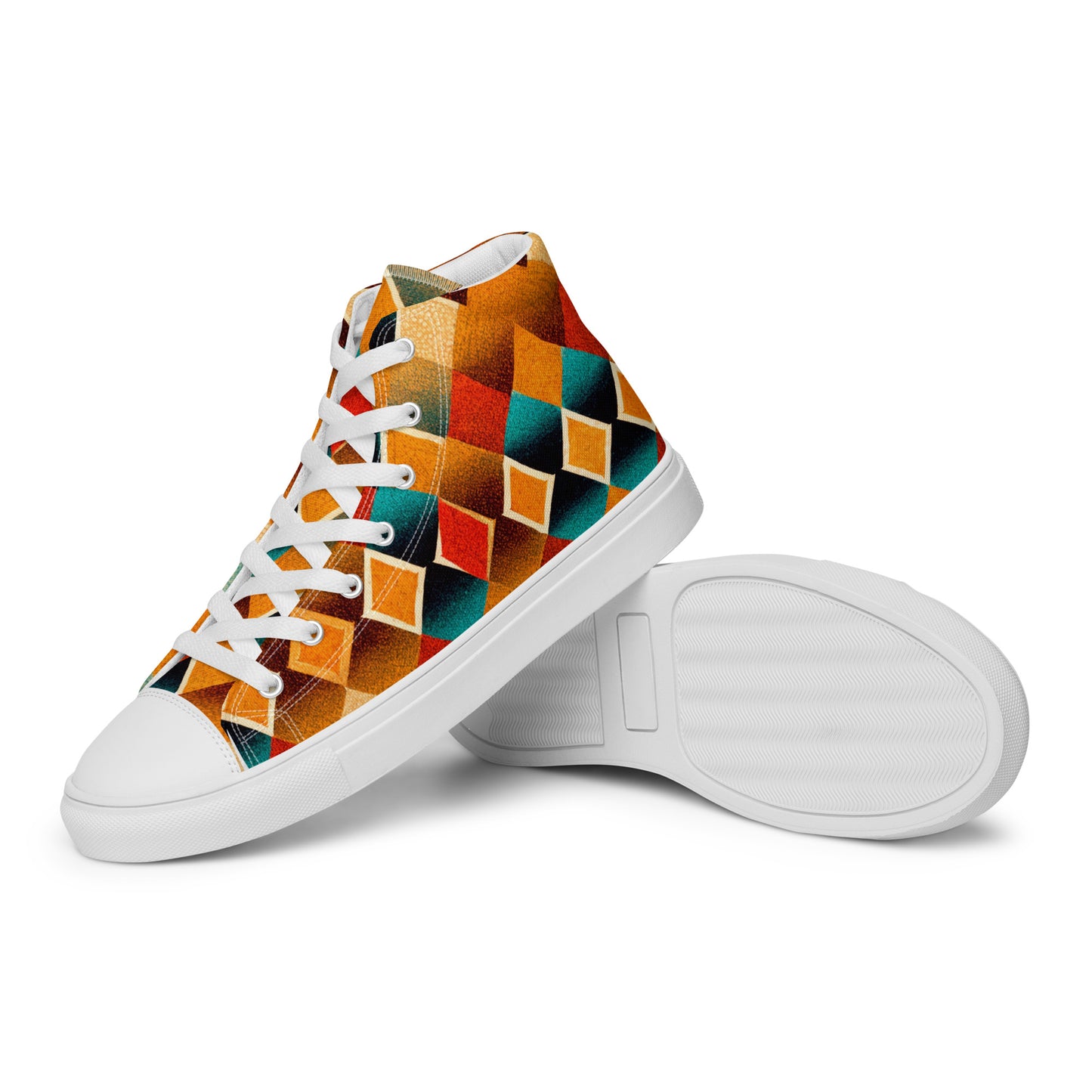 Elemental Weave Men’s high top canvas shoes