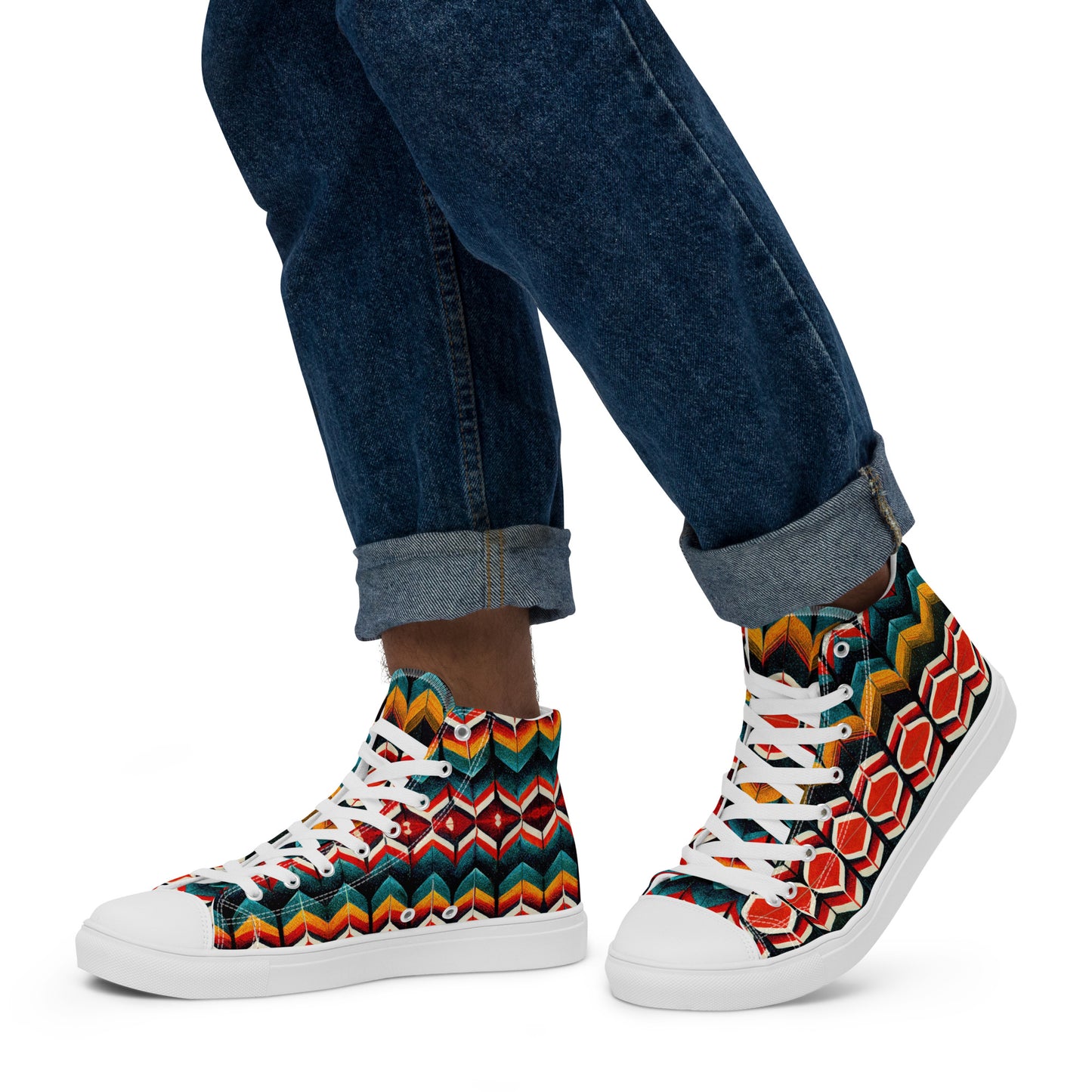 Jimmy’s Sweater Men’s high top canvas shoes