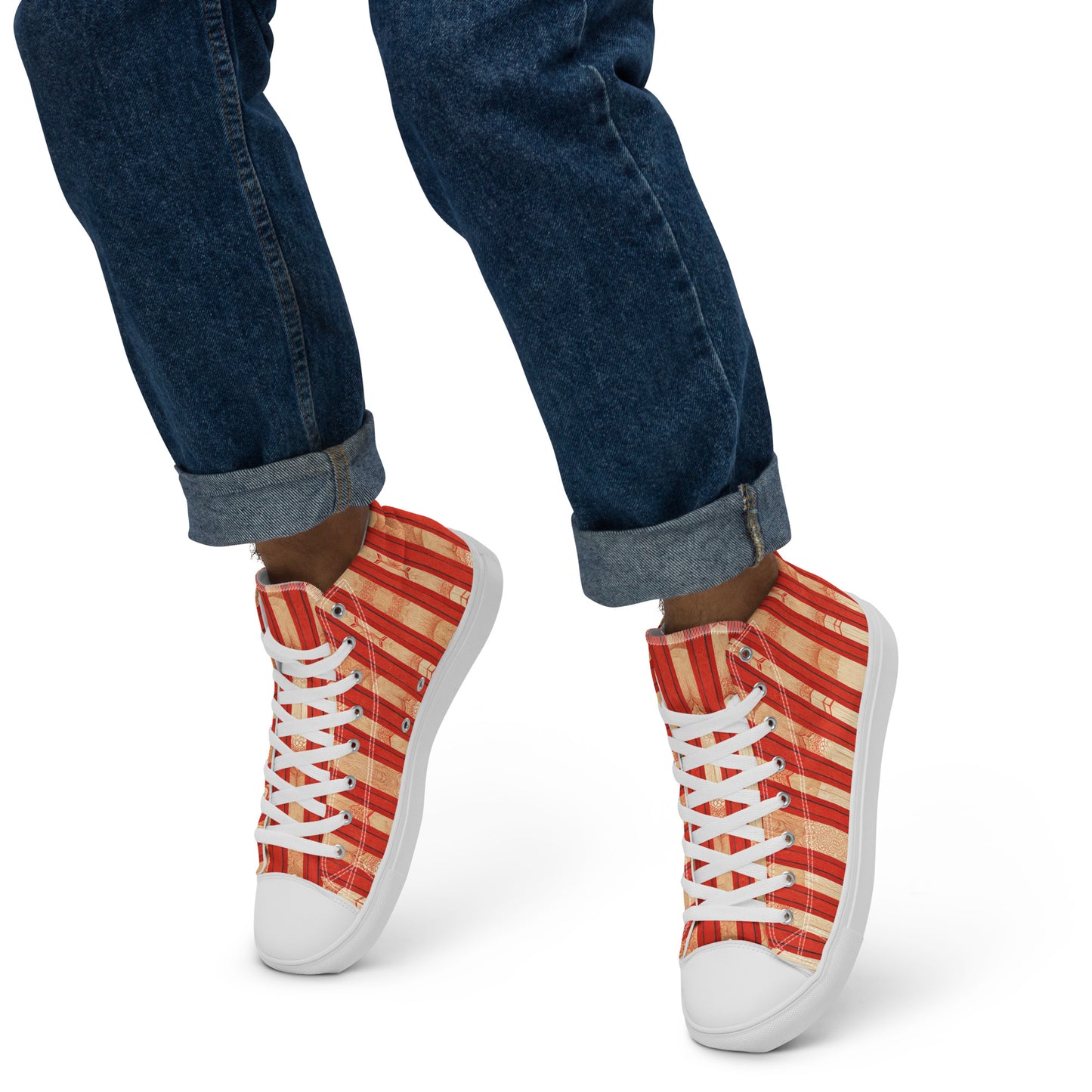 Scarlet Ribbon Men’s high top canvas shoes