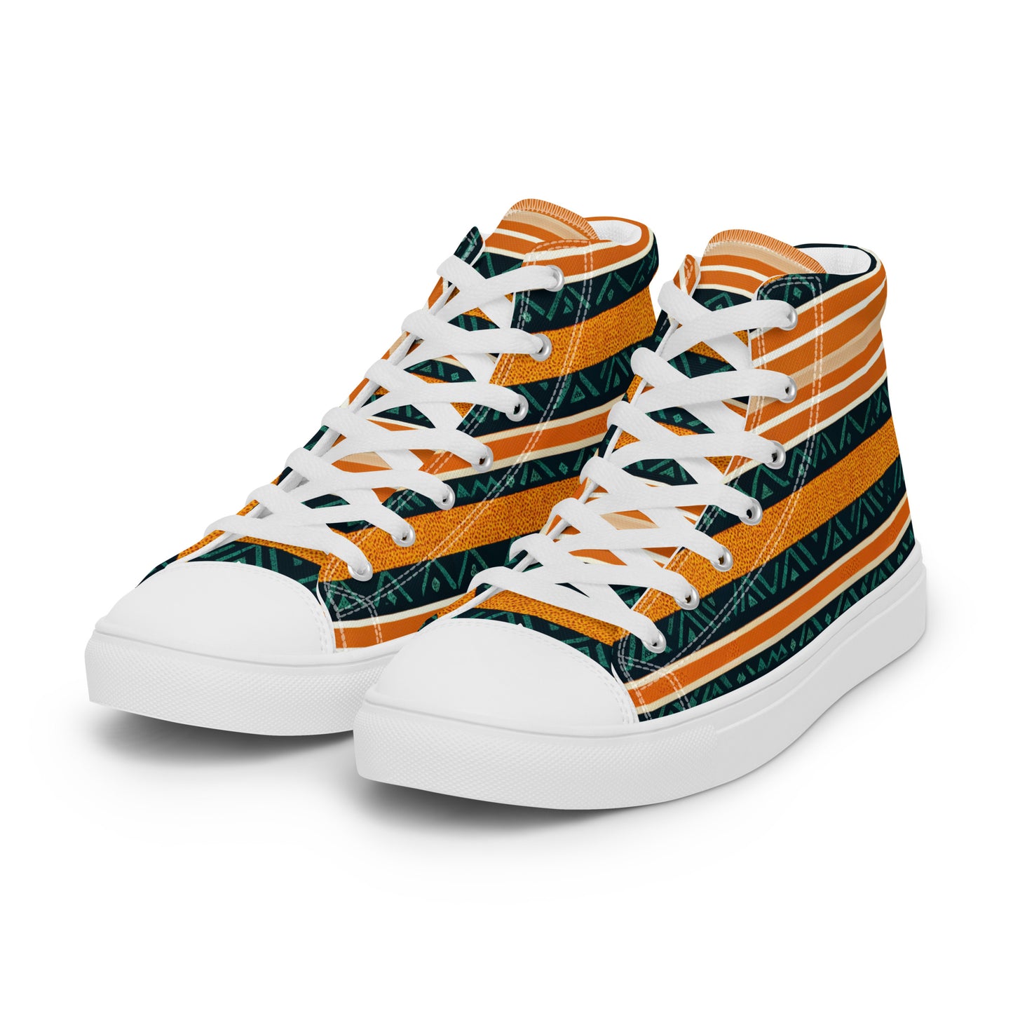 Serengeti Symphony Men’s high top canvas shoes