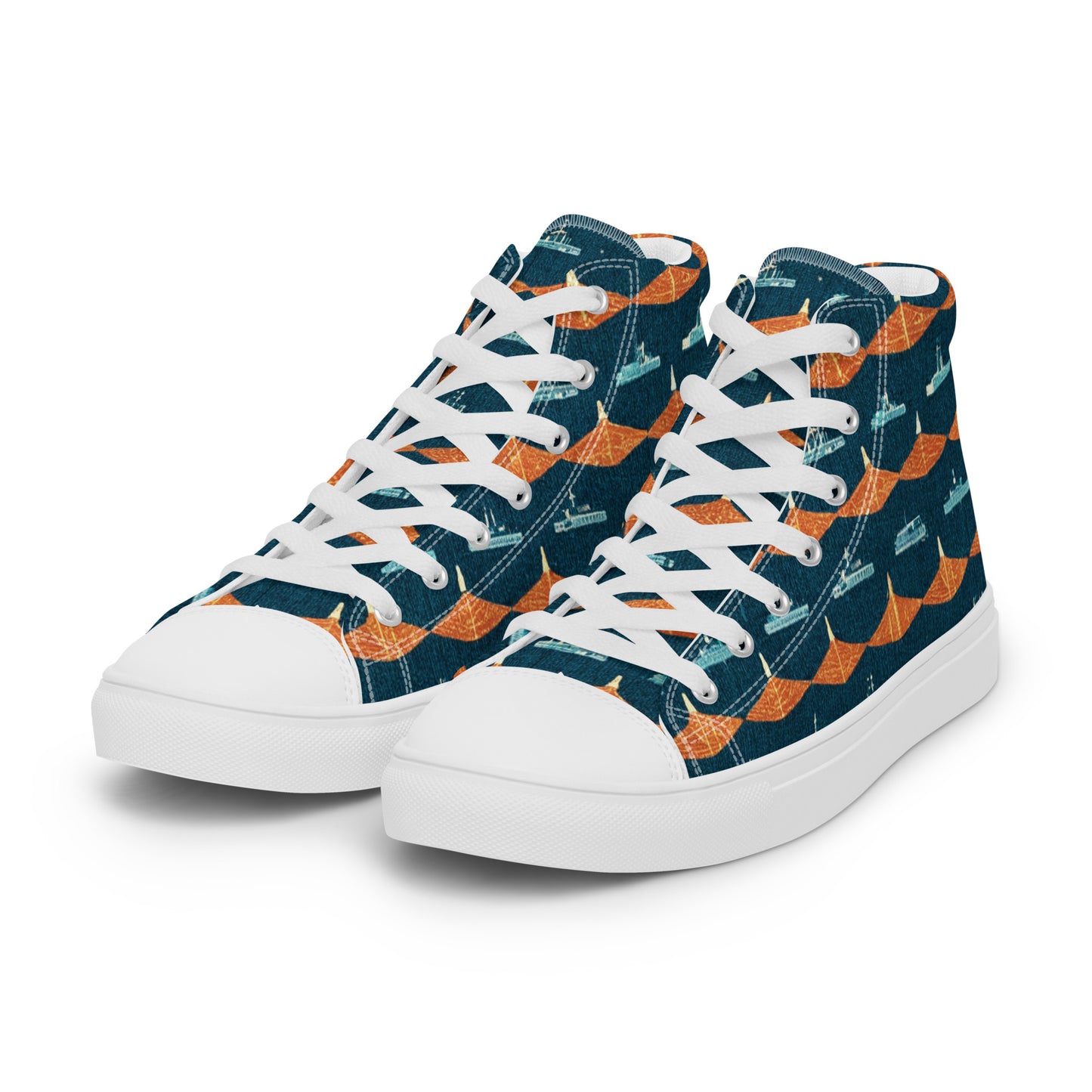 Mariners Melody Men’s high top canvas shoes