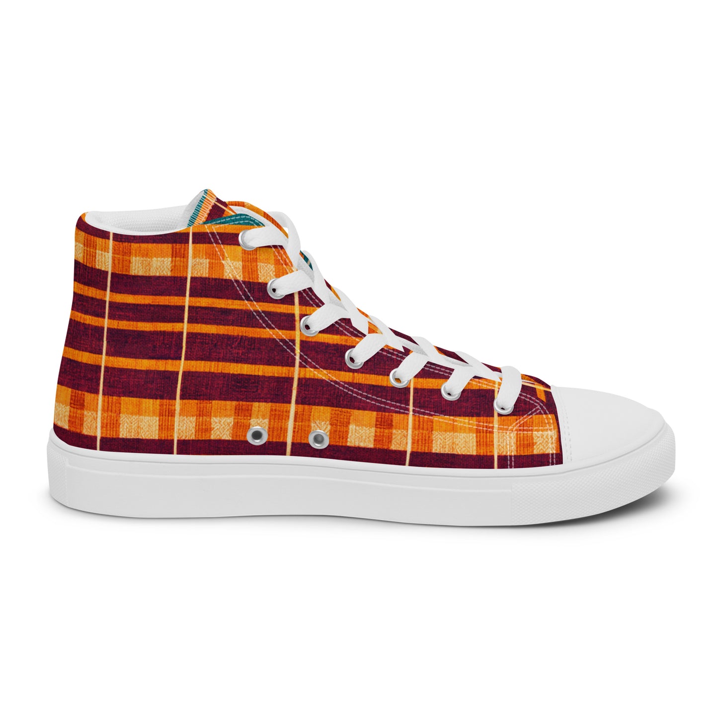 Desert Oasis Men’s high top canvas shoes