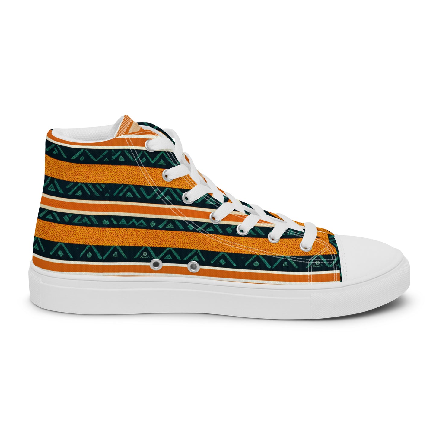 Serengeti Symphony Men’s high top canvas shoes