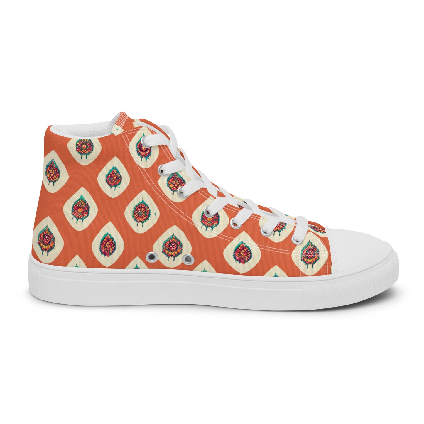 Mango Tango Men’s high top canvas shoes