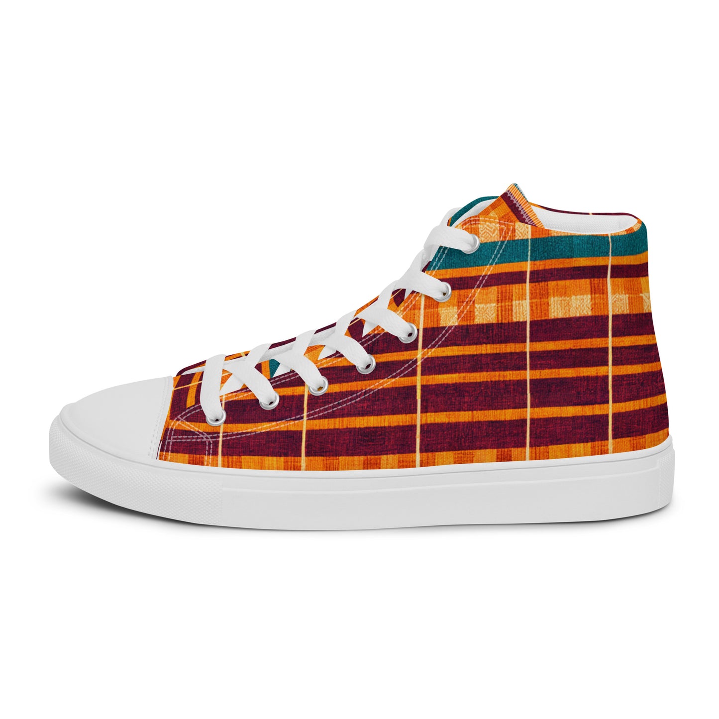 Desert Oasis Men’s high top canvas shoes