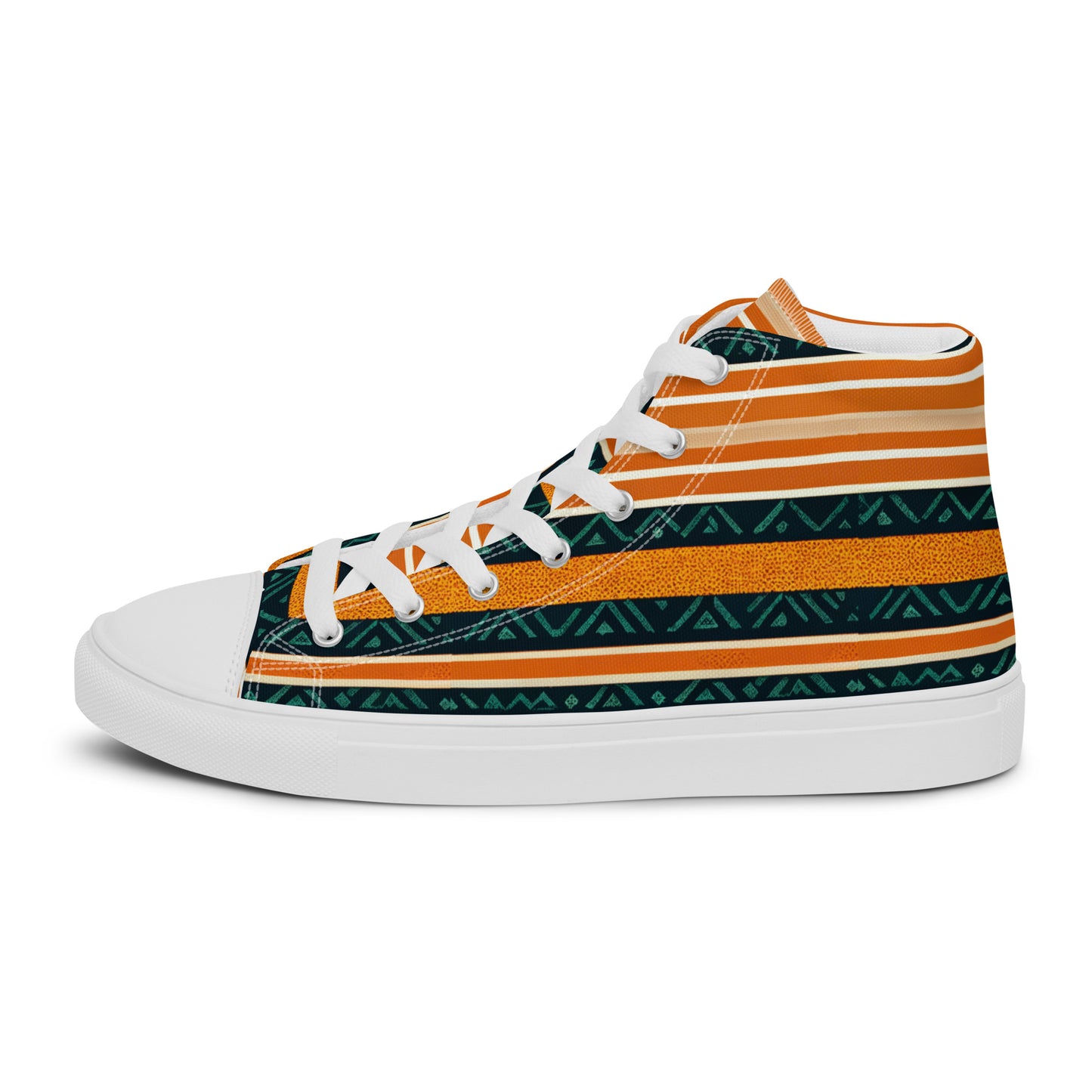 Serengeti Symphony Men’s high top canvas shoes