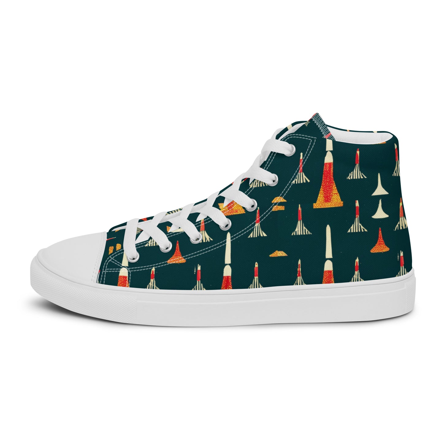 Ode to a Story Men’s high top canvas shoes