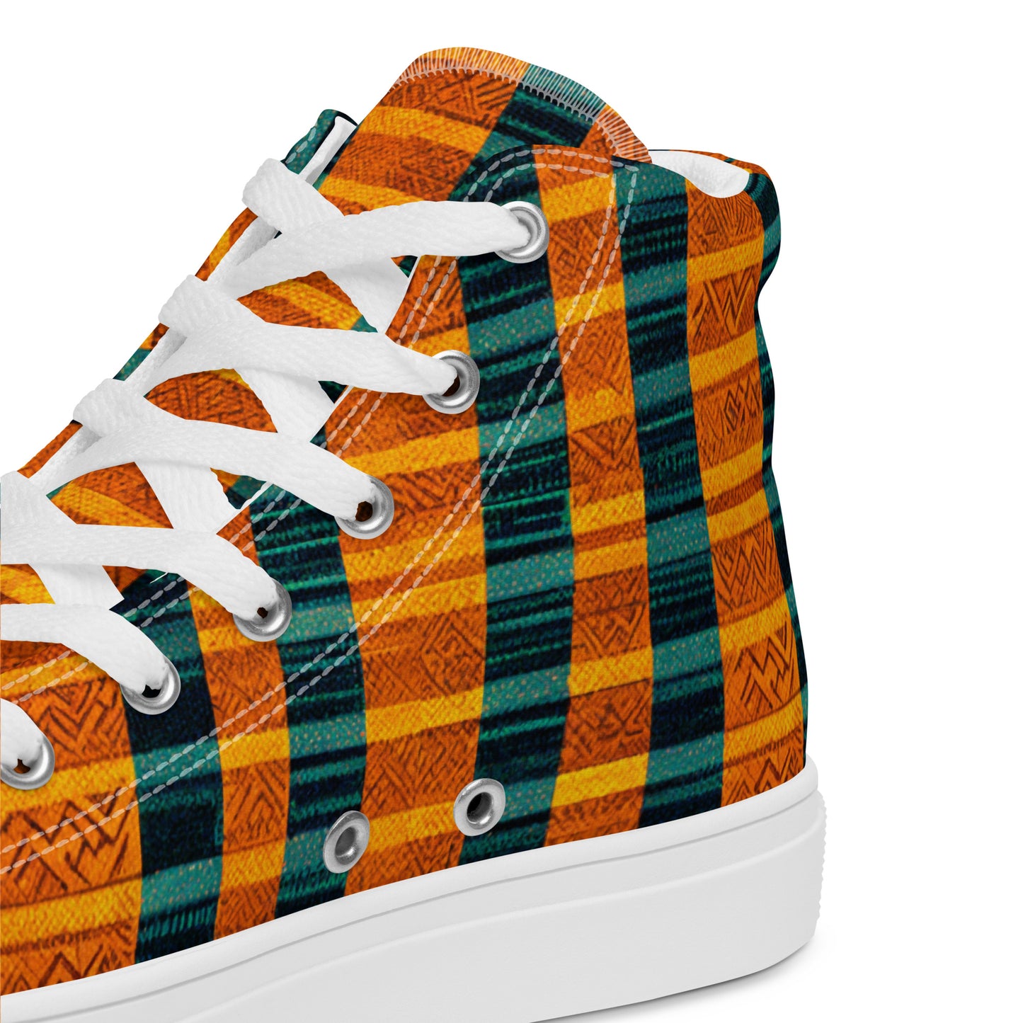 Sunset & Surf Men’s high top canvas shoes