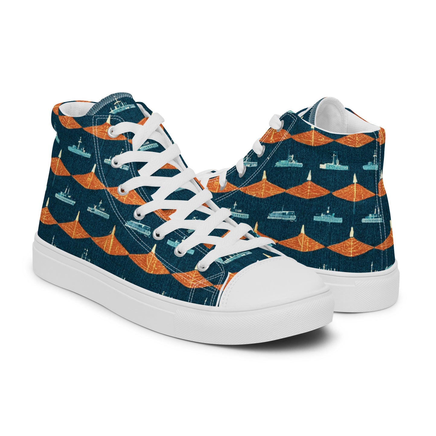 Mariners Melody Men’s high top canvas shoes