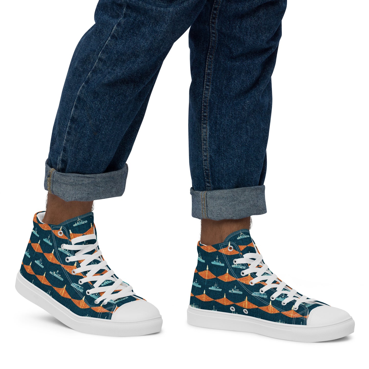 Mariners Melody Men’s high top canvas shoes