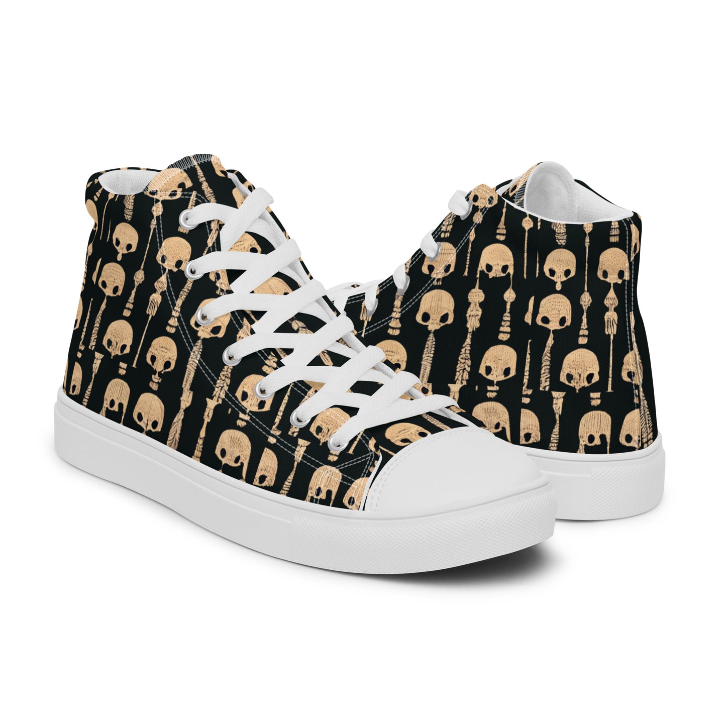 Boney Abstractions Men’s high top canvas shoes