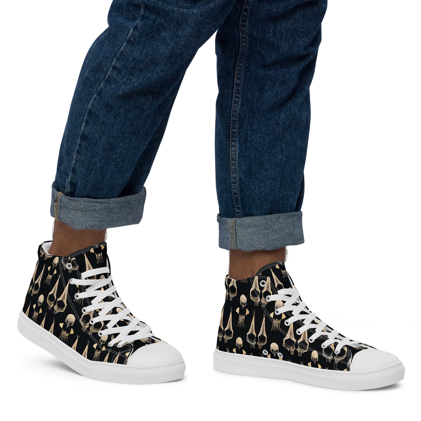 Bare Bones Men’s high top canvas shoes